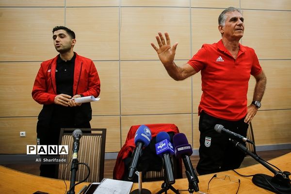 نشست خبری سرمربی تیم ملی فوتبال ایران