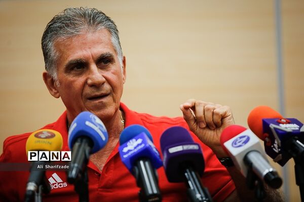 نشست خبری سرمربی تیم ملی فوتبال ایران