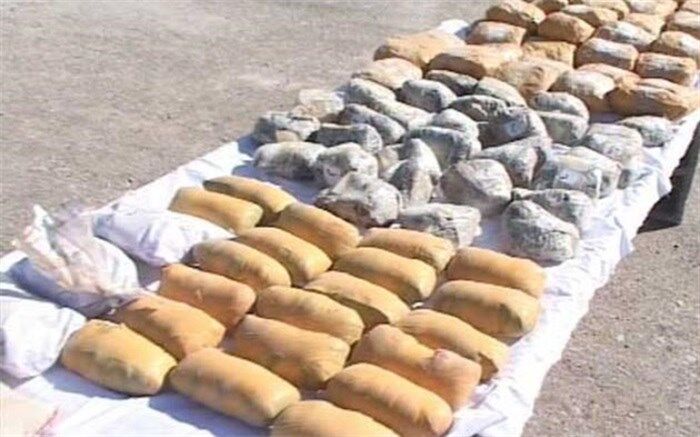 کشف 59کیلوو۸۰۰گرم مواد مخدر در شهرستان خوسف