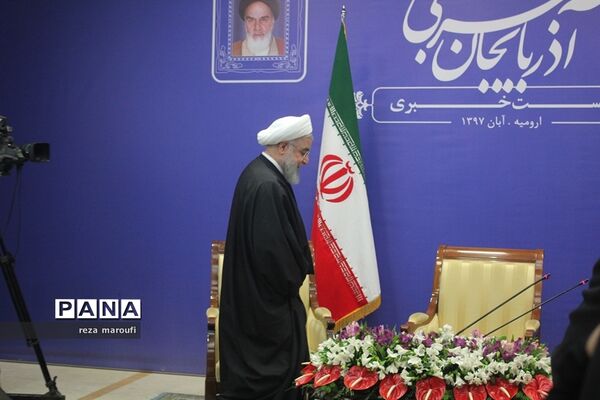 نشست خبری ریس جمهوری با خبرنگاران استان آذربایجان غربی