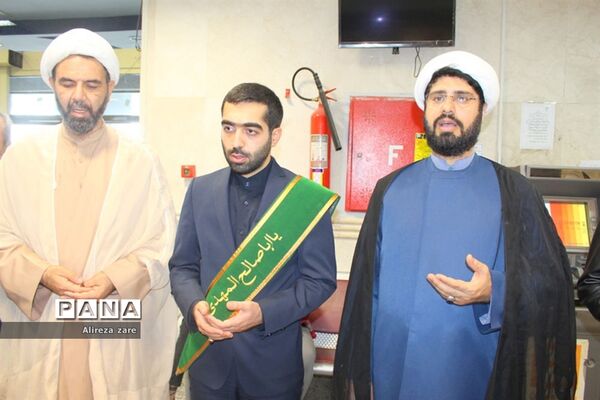 دیدار خادمان مسجد مقدس جمکران قم از بیماران بیمارستان شهدای خلیج فارس بوشهر
