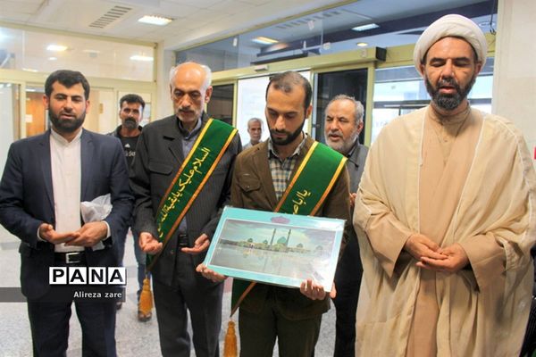 دیدار خادمان مسجد مقدس جمکران قم از بیماران بیمارستان شهدای خلیج فارس بوشهر