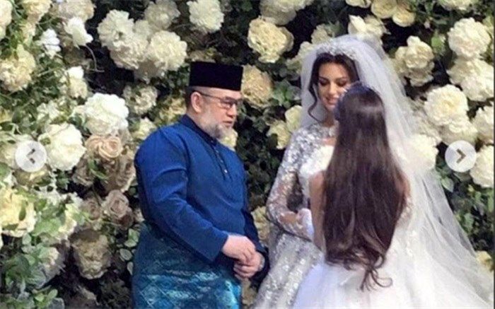 ملکه زیبایی روس مسلمان شد و به عقد پادشاه مالزی درآمد +عکس