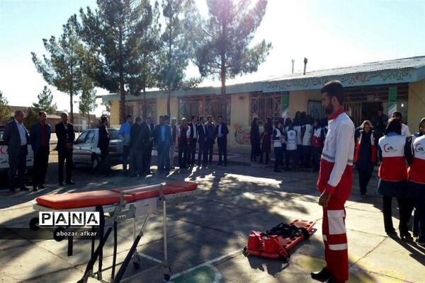 بیستمین مانور سراسری زلزله درشهرستان درمیان