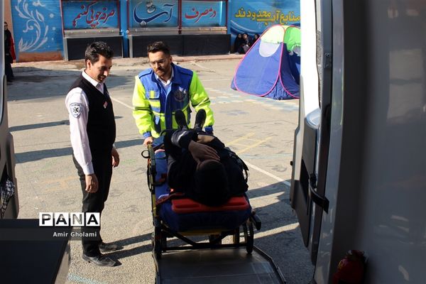 بیستمین مانورسراسری زلزله و ایمنی در چهاردانگه