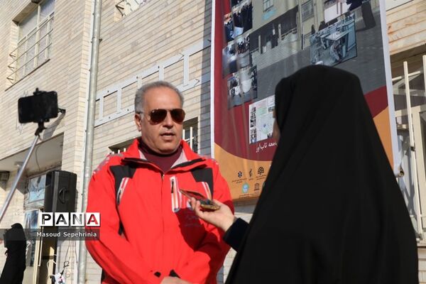 بیستمین مانور سراسری زلزله در هنرستان باقرالعلوم در تبریز