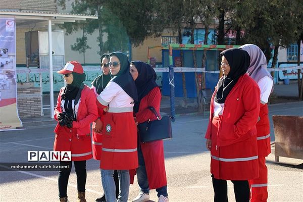مانورسراسری زلزله و ایمنی مدارس در کرمان