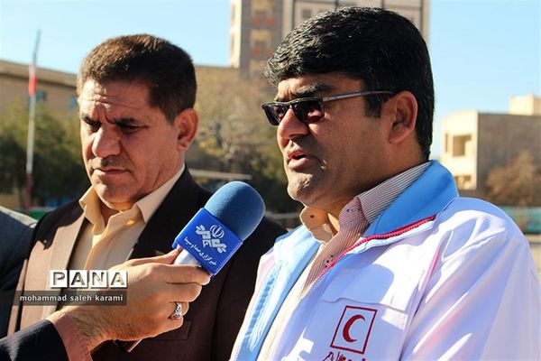 مانورسراسری زلزله و ایمنی مدارس در کرمان