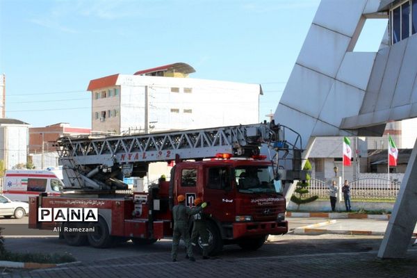 مانور زلزله شهرداری شهرستان قائمشهر