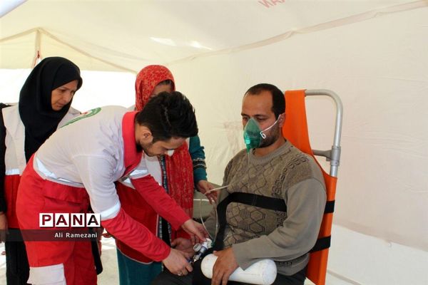 مانور زلزله شهرداری شهرستان قائمشهر