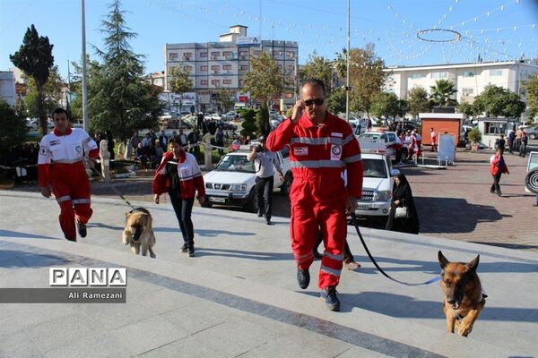 مانور زلزله شهرداری شهرستان قائمشهر