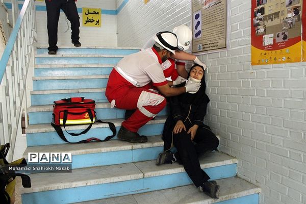 بیستمین مانور سراسری زلزله در اهواز