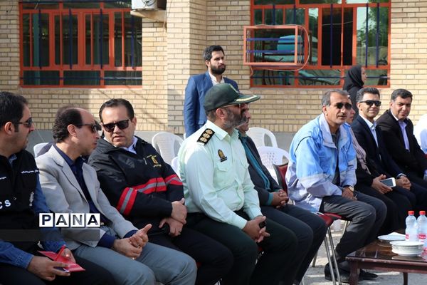 بیستمین مانور زلزله و ایمنی  در مدارس استان بوشهر-۲