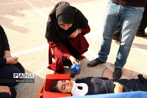 بیستمین مانور زلزله و ایمنی  در مدارس استان بوشهر-۲