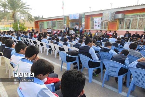 بیستمین مانور سراسری زلزله و ایمنی مدارس در شهرستان طبس