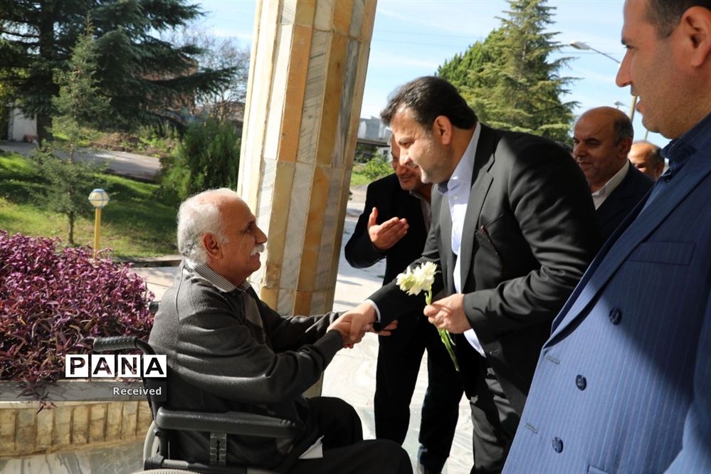 دیدار استاندار جدید مازندران با جمعی از جانبازان