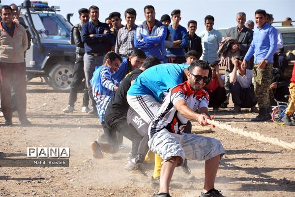 جشنواره فرهنگی ورزشی درجنگل نخاب شهرستان خوسف خراسان جنوبی