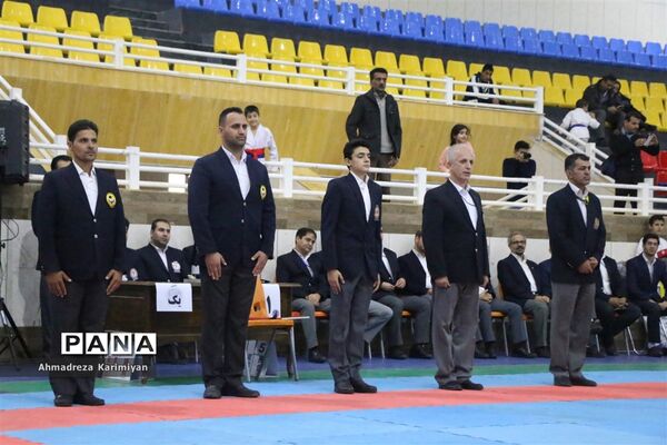 برگزاری مسابقات قهرمانی کاراته در شیراز