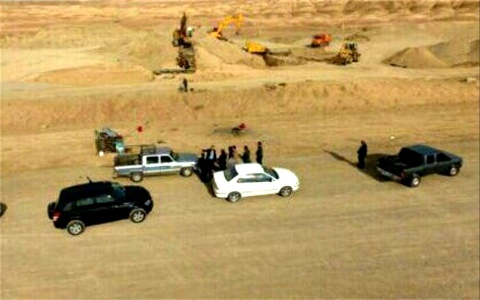بازدید میدانی بخشدار فشافویه از پروژه مرکز آزمون تست جاده ای کشور