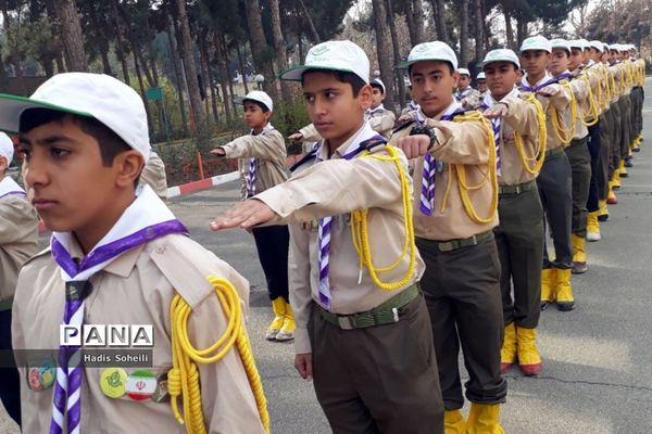 اردوی پیشتازان ویژه شهرستان‌های استان تهران در قطب شهریار -۱