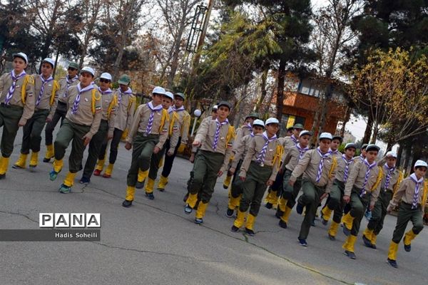 اردوی پیشتازان ویژه شهرستان‌های استان تهران در قطب شهریار -۱