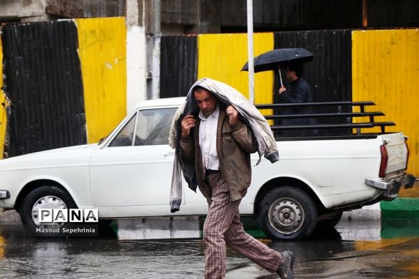 بارش باران در تبریز