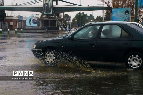 بارش باران در تبریز