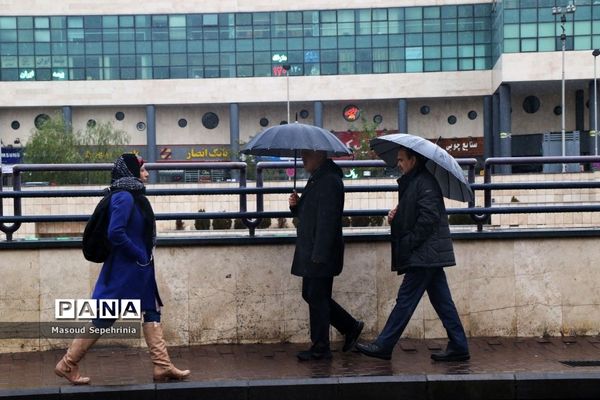 بارش باران در تبریز