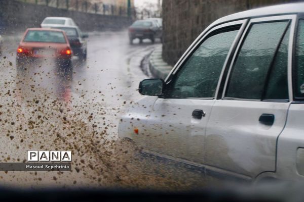 بارش باران در تبریز