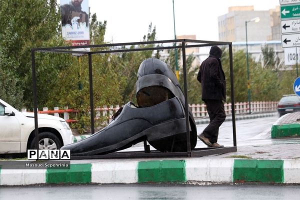 بارش باران در تبریز