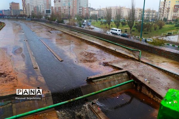 بارش باران در تبریز