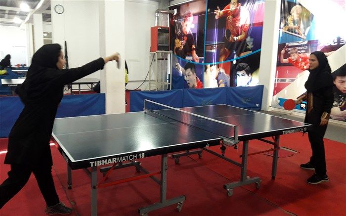 مسابقه تنیس روی میزدانش آموزان رباط کریم