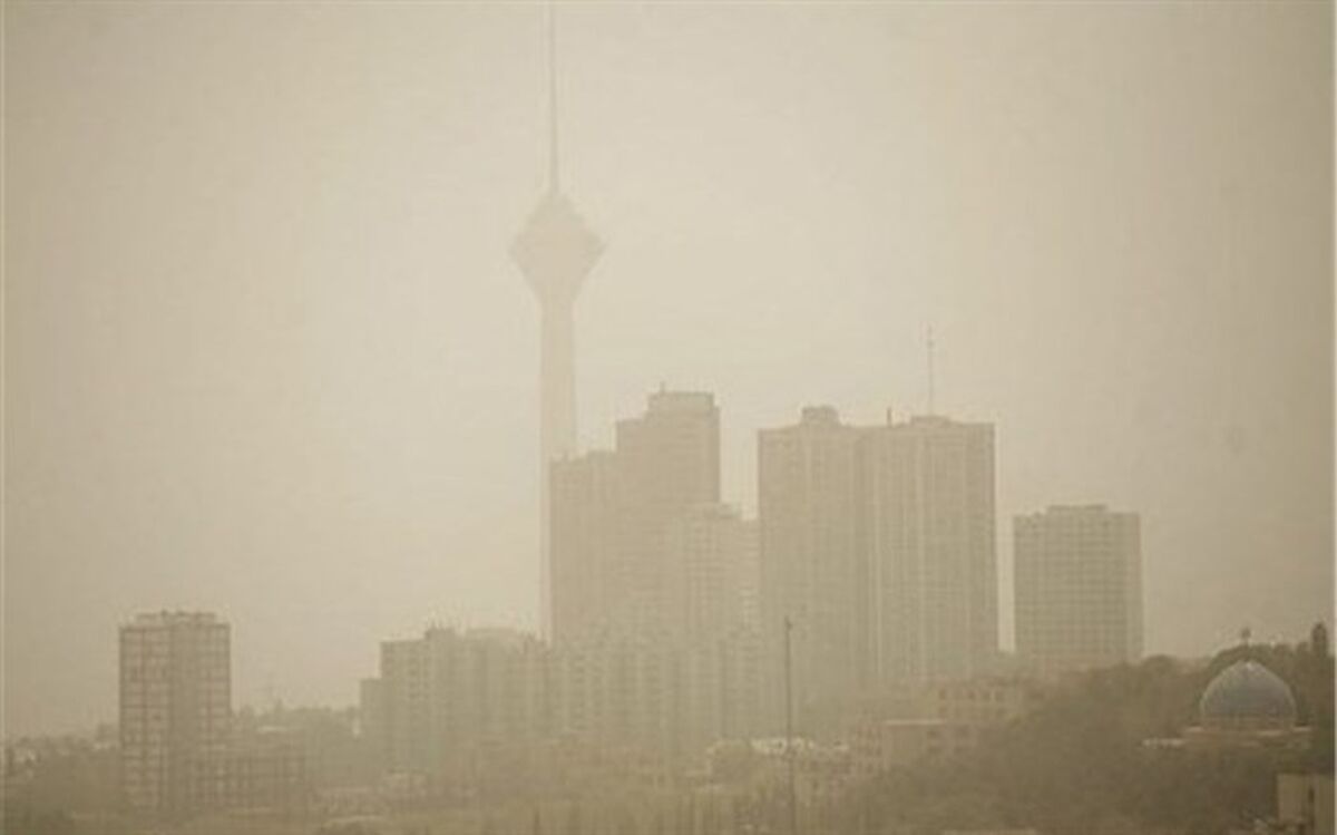 افزایش  غلظت آلاینده ذرات معلق در هوای تهران