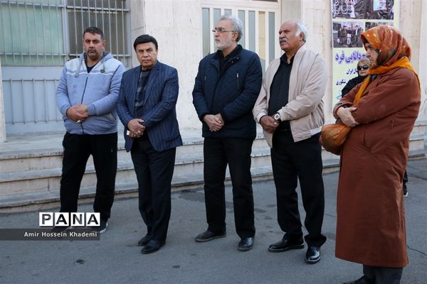 تشییع پیکر ایرج دانایی فرد پیشکسوت فوتبال