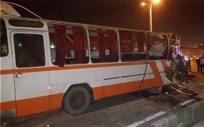 8 کشته و زخمی در حادثه واژگونی اتوبوس