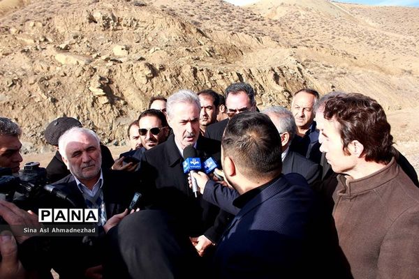 بازدید استاندار آذربایجان شرقی از عملیات اجرایی بزرگراه تبریز اهر