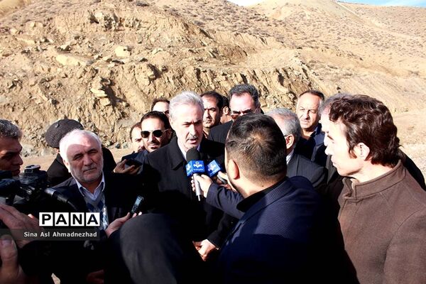 بازدید استاندار آذربایجان شرقی از عملیات اجرایی بزرگراه تبریز اهر