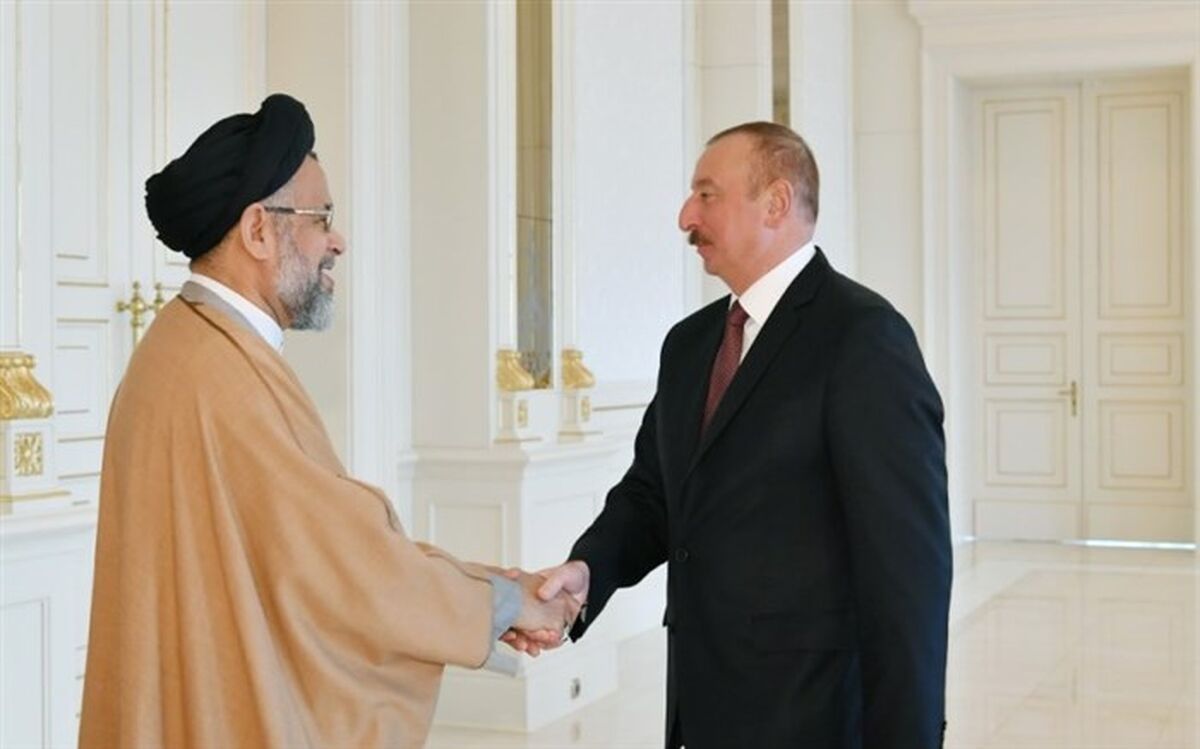 وزیر اطلاعات ایران با رئیس جمهوری آذربایجان دیدار کرد