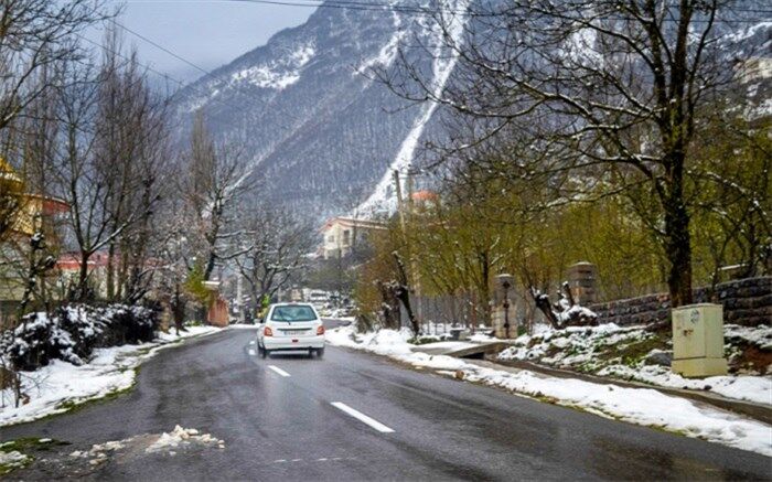 مه‌گرفتگی در برخی محورهای مواصلاتی