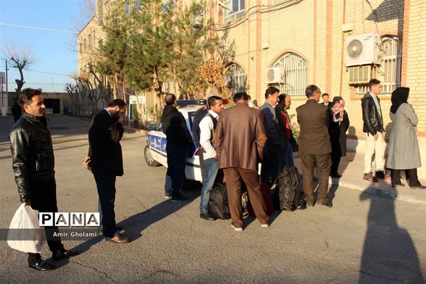 اعزام دانش‌آموزان دختر منطقه چهاردانگه  به مناطق عملیاتی جنوب کشور