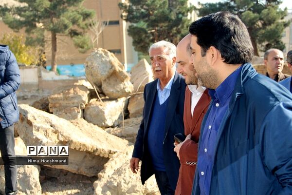 مراسم کلنگ زنی مدرسه خیرساز در شهرری