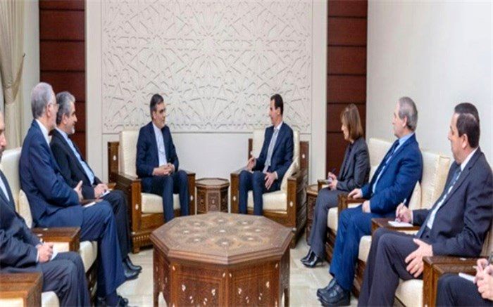 گفت‌و‌گوی جابری انصاری با  اسد درباره تاسیس کمیته قانون اساسی سوریه