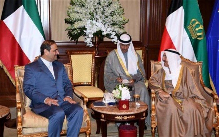 سفیر جدید ایران استوارنامه خود را تقدیم امیر کویت کرد