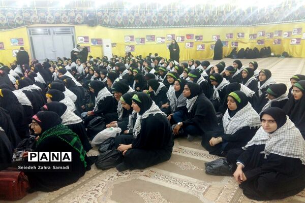 اردوی راهیان نور دانش‌آموزان  ملارد در سرزمین‌های ایثار و شهادت