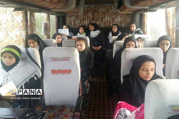اردوی راهیان نور دانش‌آموزان  ملارد در سرزمین‌های ایثار و شهادت