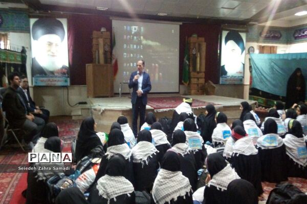 اردوی راهیان نور دانش‌آموزان  ملارد در سرزمین‌های ایثار و شهادت