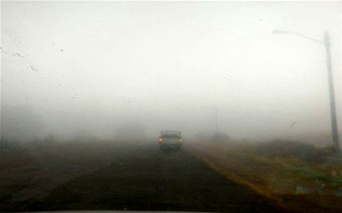 دید افقی در گردنه خورشید اشنویه به کمتر از 10 متر رسید