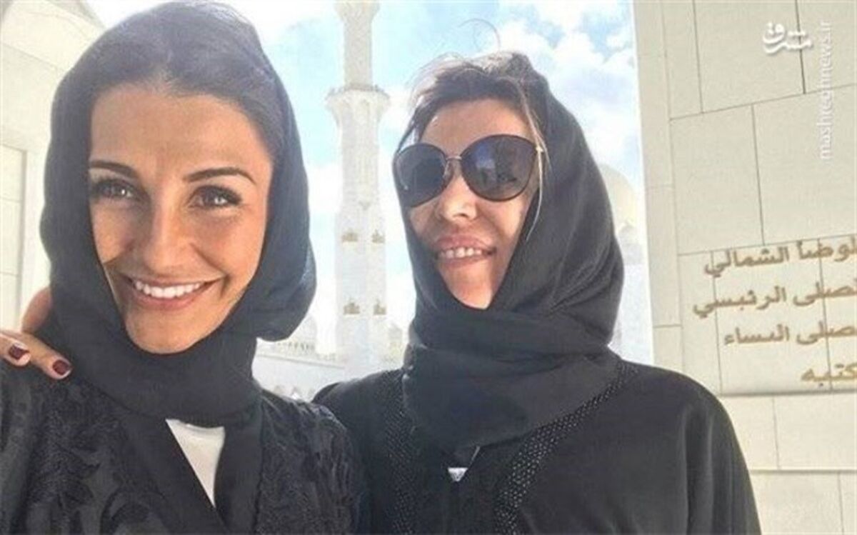 پوشش همسران بازیکنان رئال در مسجد شیخ زاید + عکس