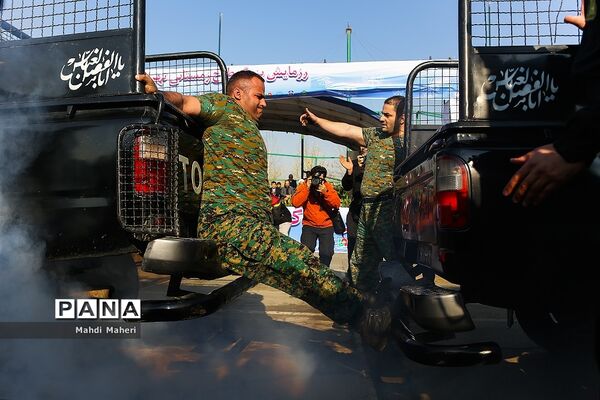 رزمایش طرح زمستانی تهران بزرگ
