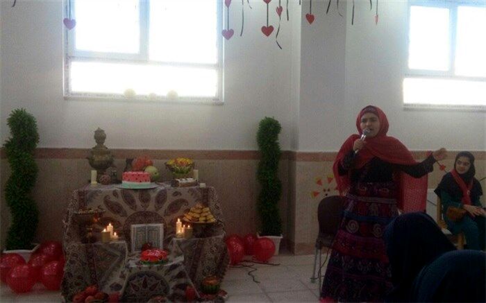 جشن شب یلدا در دبیرستان دکتر شاهی